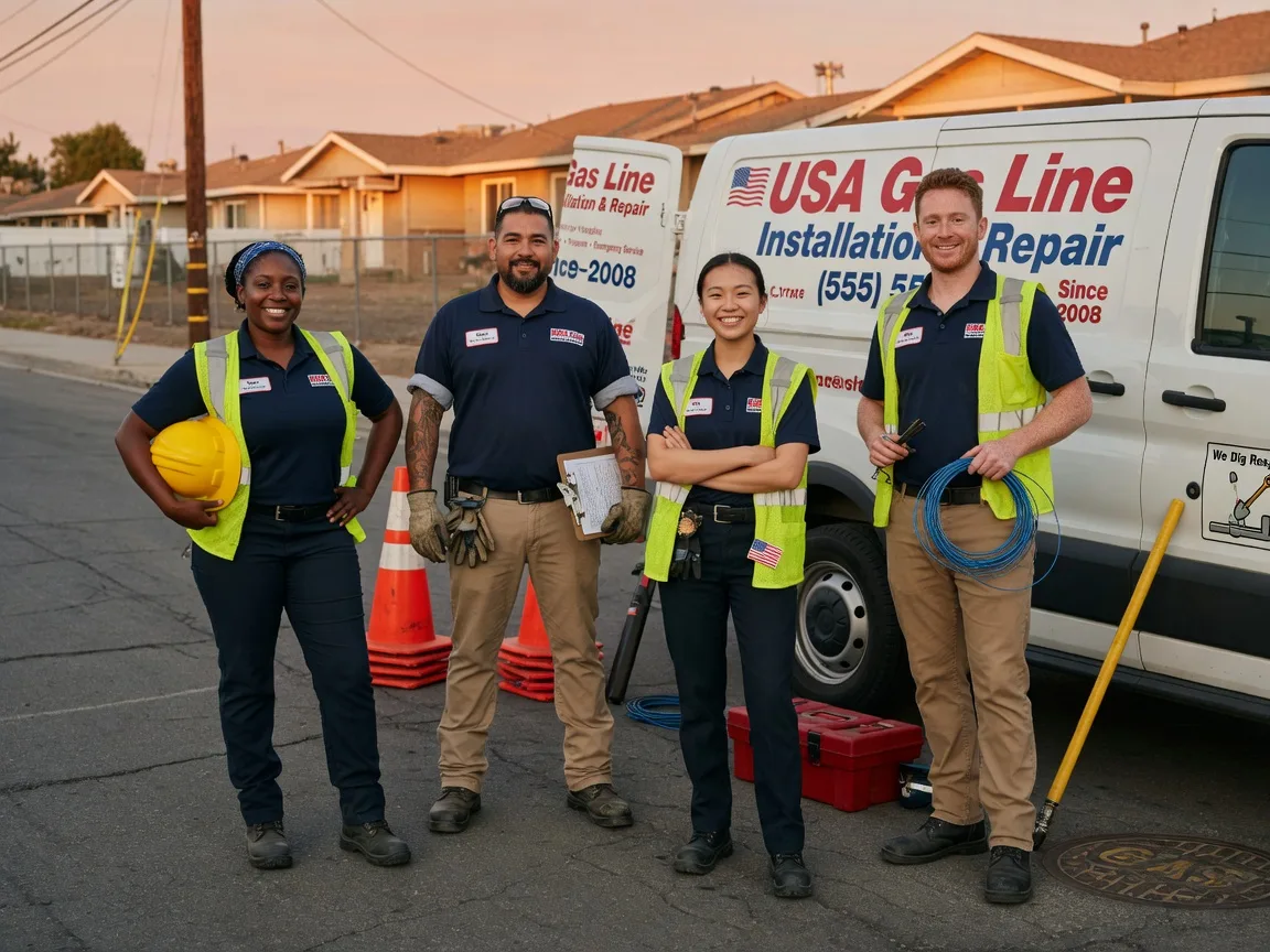 Gas Line Installation company in Emmalena, KY